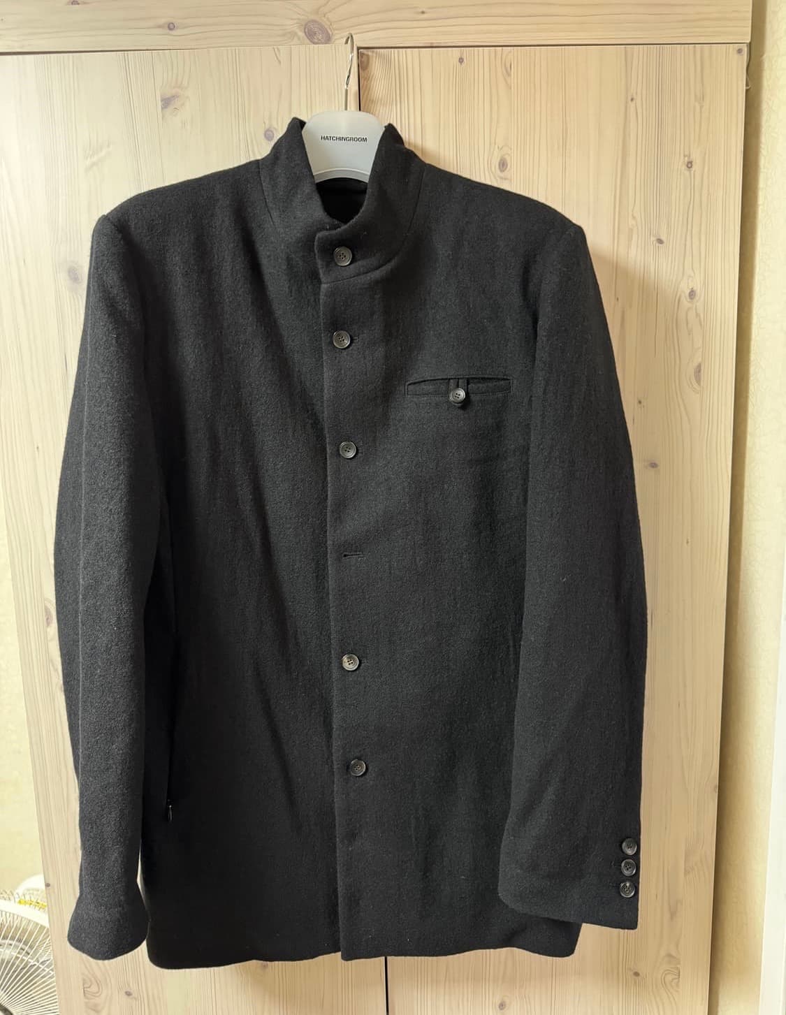 해칭룸 Stand Collar Coat Black 상품이미지2