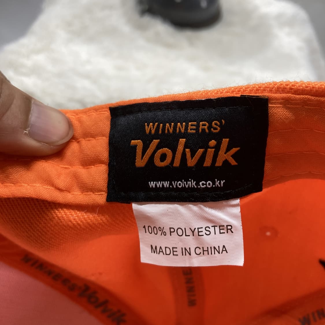 볼빅 골프 캡모자 볼캡 주황 FREE 상품이미지5