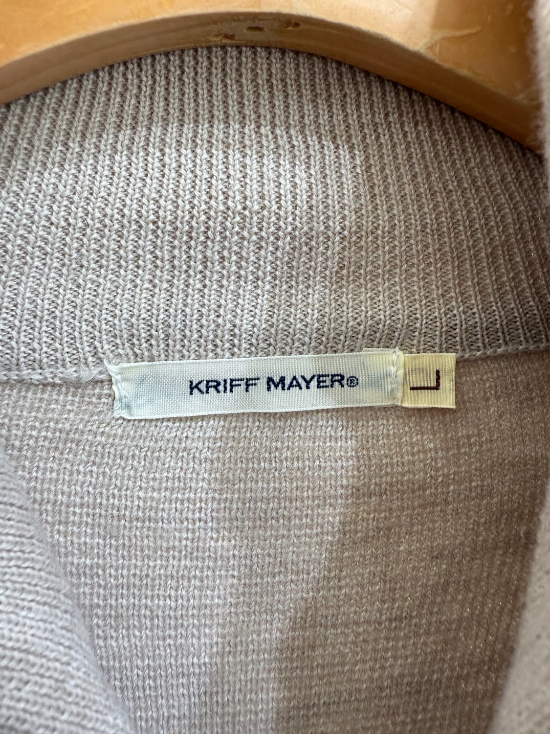 KRIFF MAYER 니트 집업 상품이미지8