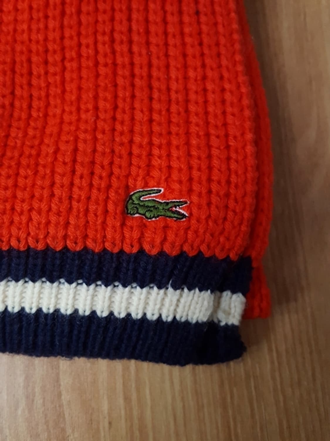 라코스테 울 니트 머플러 상품이미지2