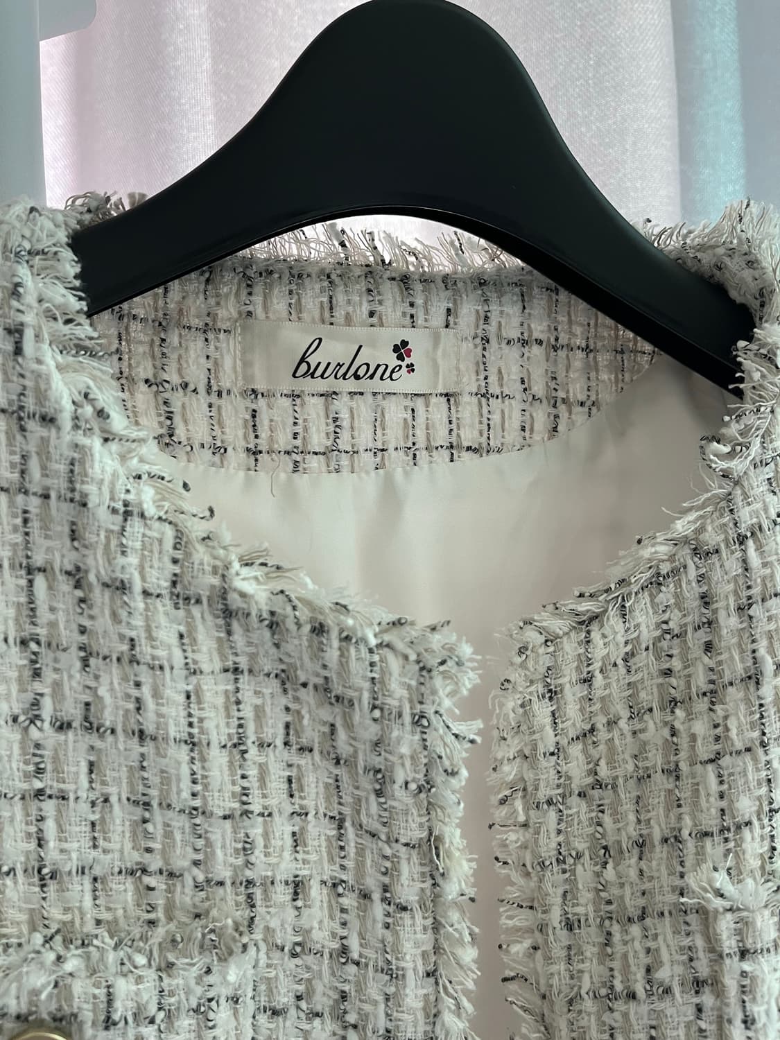 화이트트위드자켓 상품이미지2