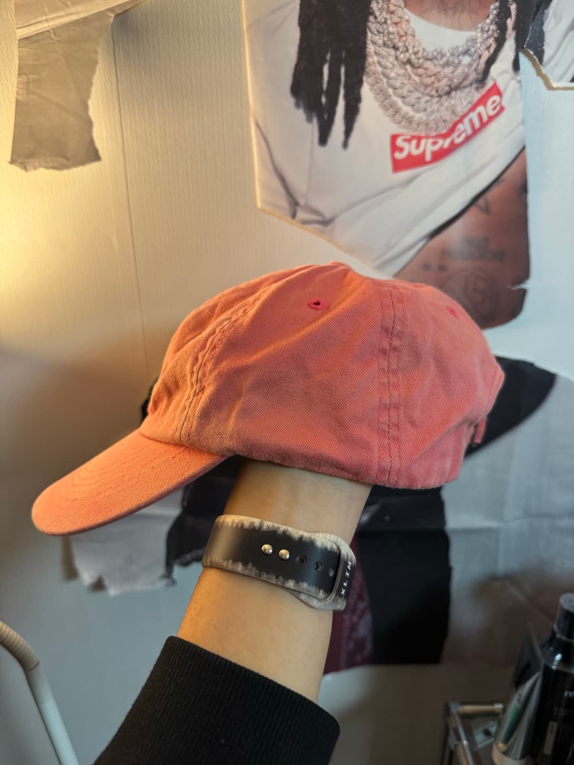 슈프림 24SS 뉴욕 아크 6-패널 핑크 볼캡 상품이미지5