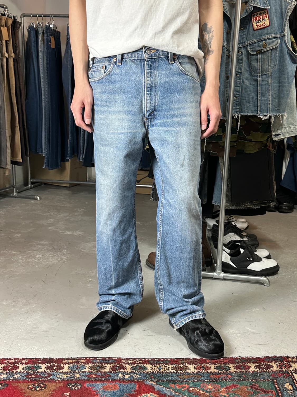 90's USA Made 빈티지 리바이스 517 부츠컷 상품이미지3