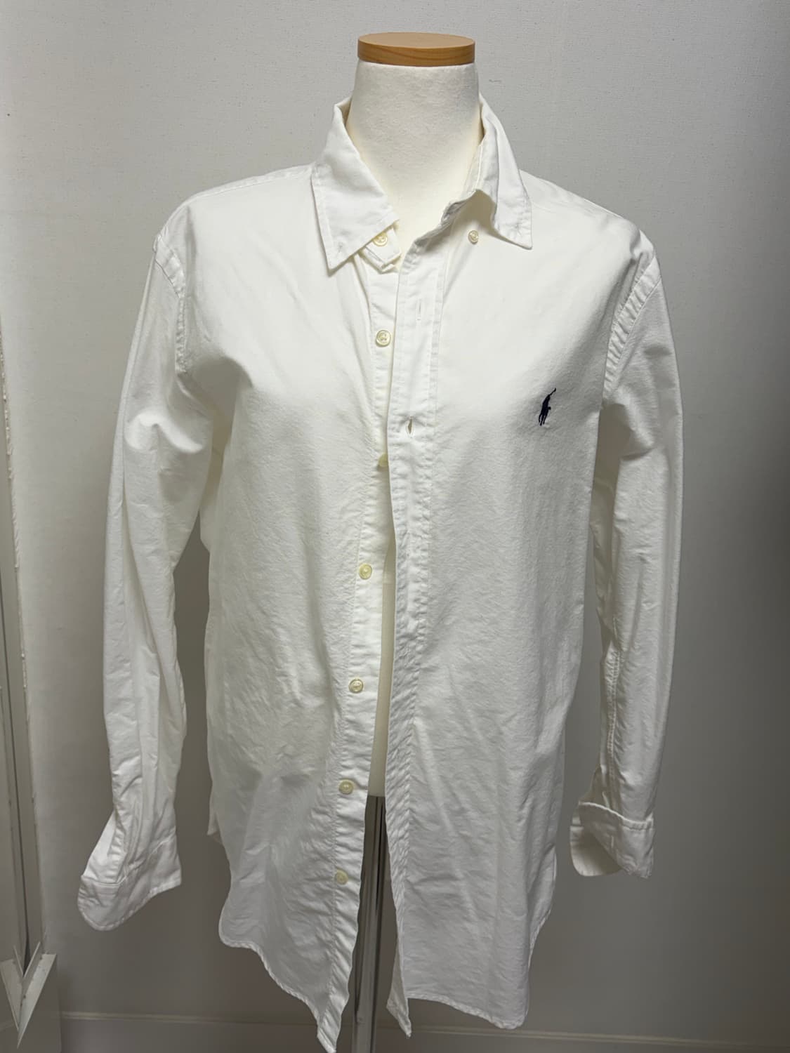 폴로 랄프로렌 옥스포드 셔츠 화이트 클래식핏 (남녀공용 S) 상품이미지1