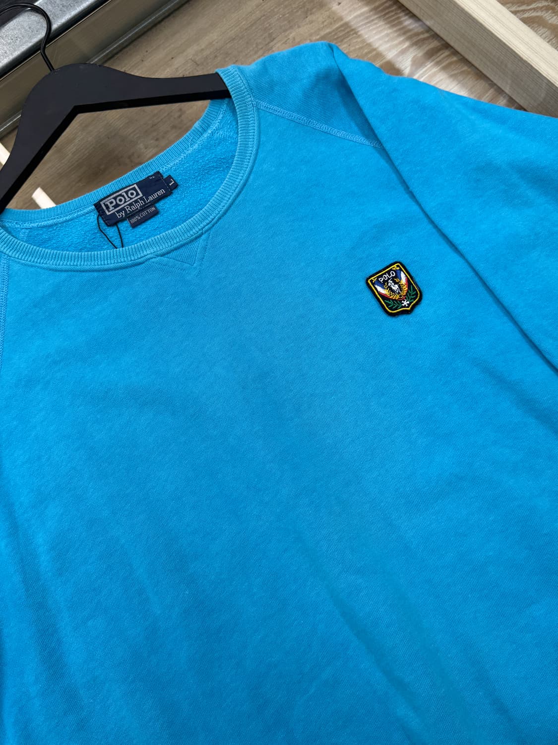 폴로랄프로렌 90s 유니 패치 스웻셔츠 상품이미지4