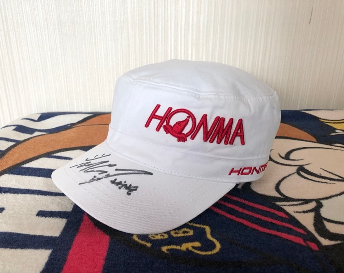 LPGA KEB-하나뱅크 챔피언십 혼마골프 허윤경프로 싸인모자 상품이미지2