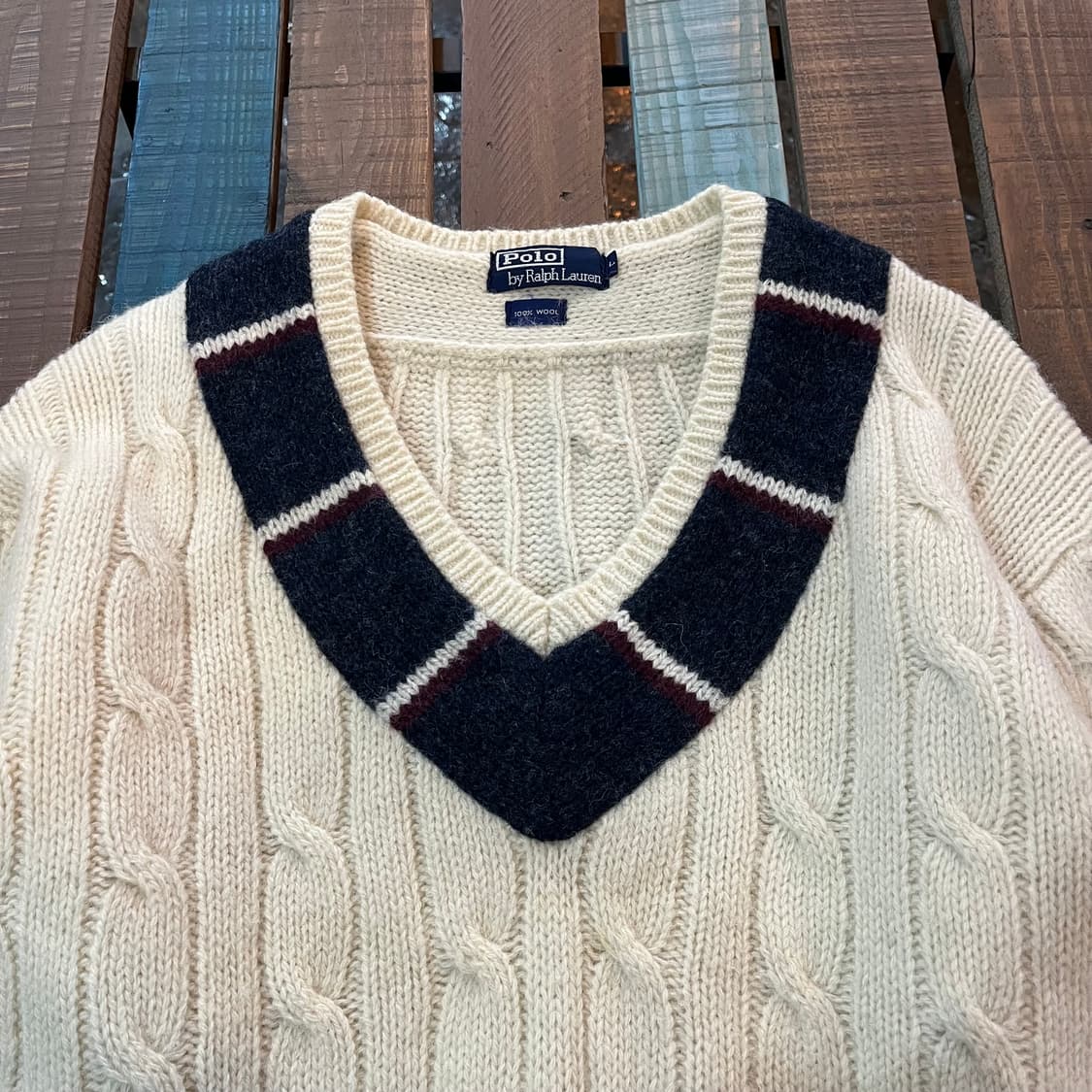 90s 폴로 랄프로렌 크리켓 스웨터 상품이미지2
