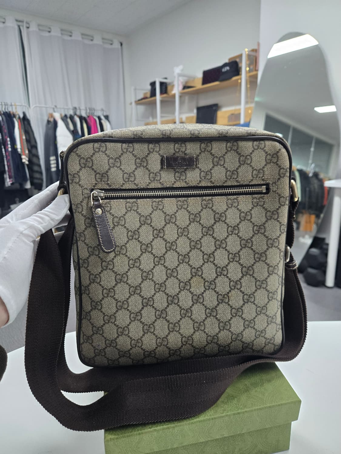 [A급컨디션] 구찌 시그니처 메신저백 상품이미지1