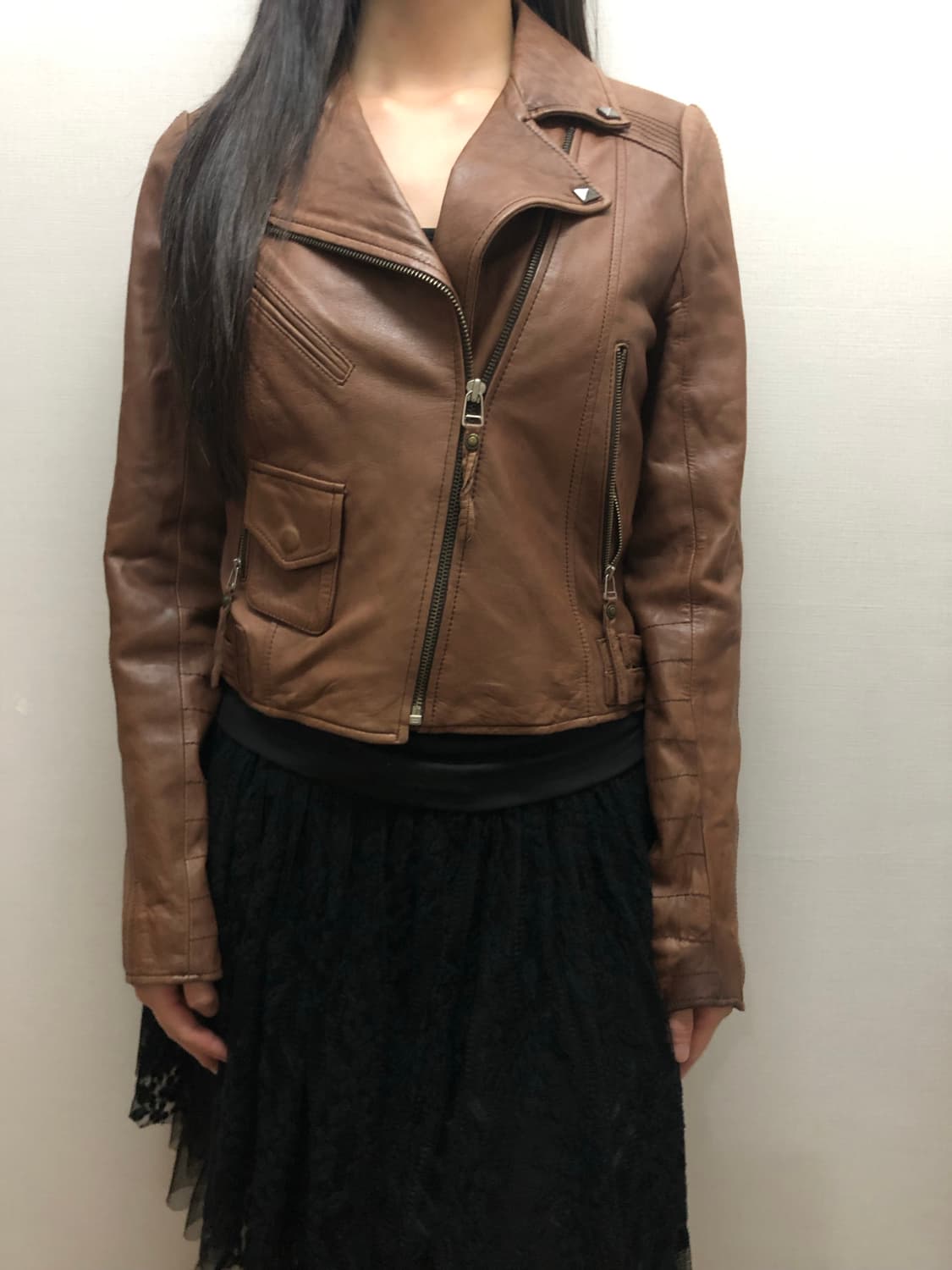 빈티지 브라운 양가죽 자켓 상품이미지9