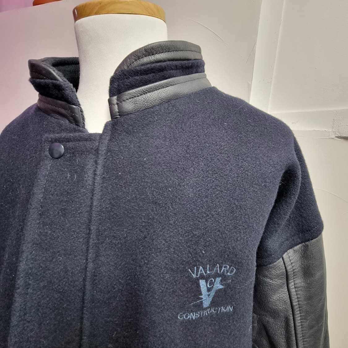 캐나다 스포츠웨어 바시티 레더 울 자켓 3XL (115) 상품이미지4