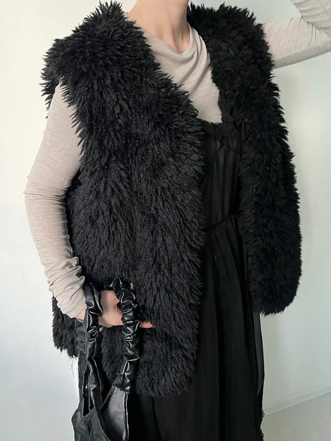 Faux Fur Vest 상품이미지2