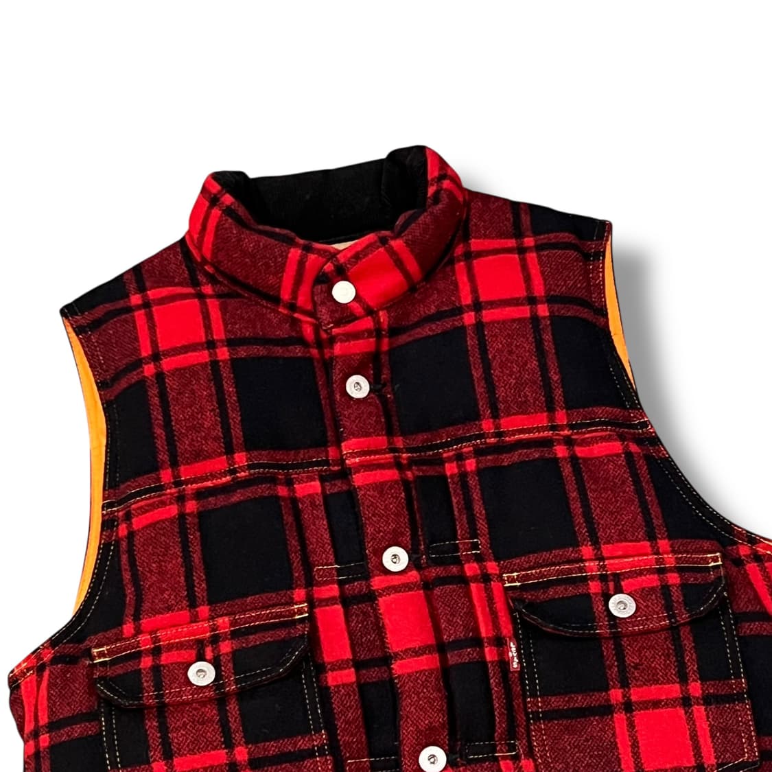  준야와타나베 x 리바이스 체크 베스트 y14128 상품이미지4