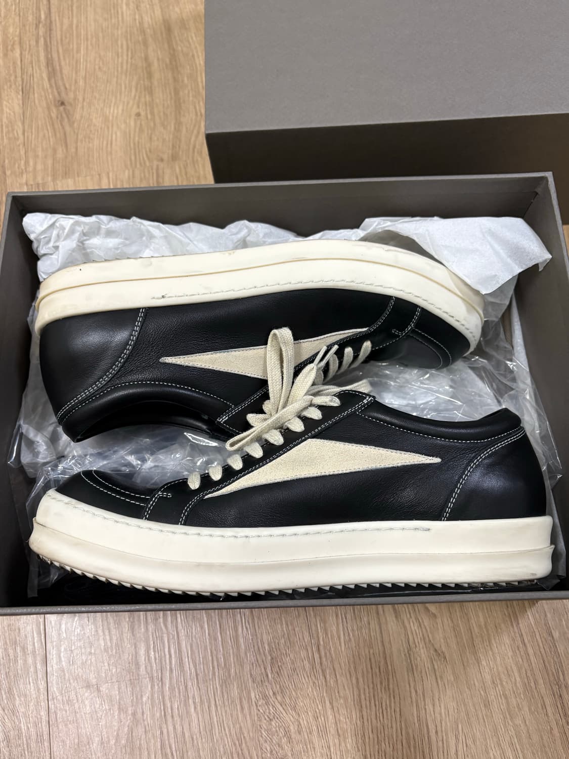 [43] 릭오웬스 반스 레더 스니커즈 상품이미지4