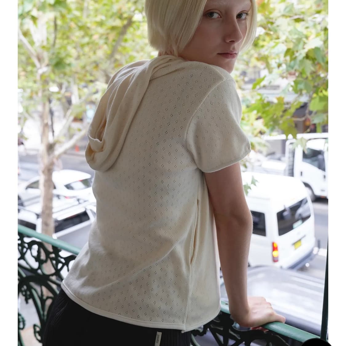 페스토 DOT HOODED TOP DOVE 상품이미지2