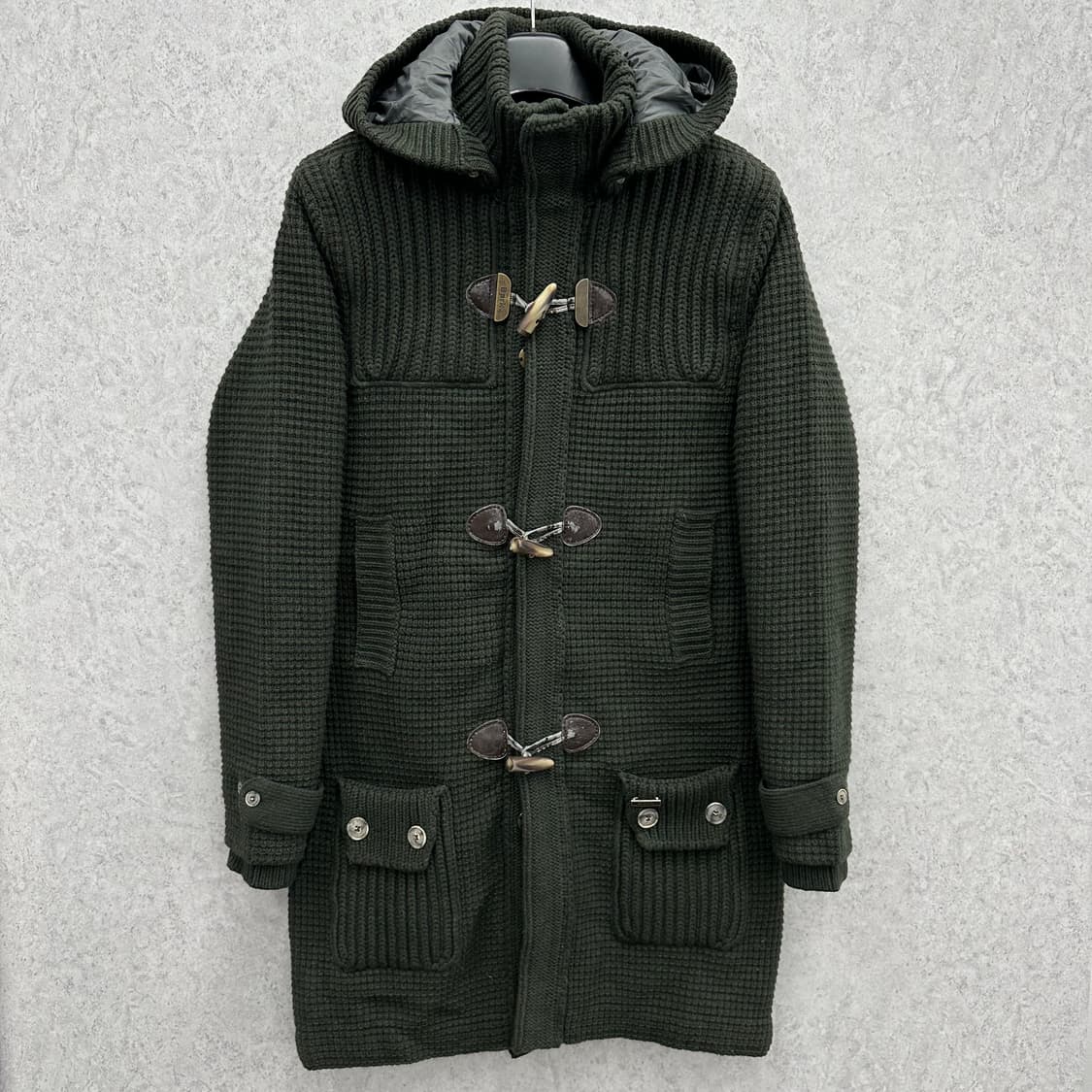 95 BARK 바크 남자 웰론 울 하프 니트패딩 상품이미지1