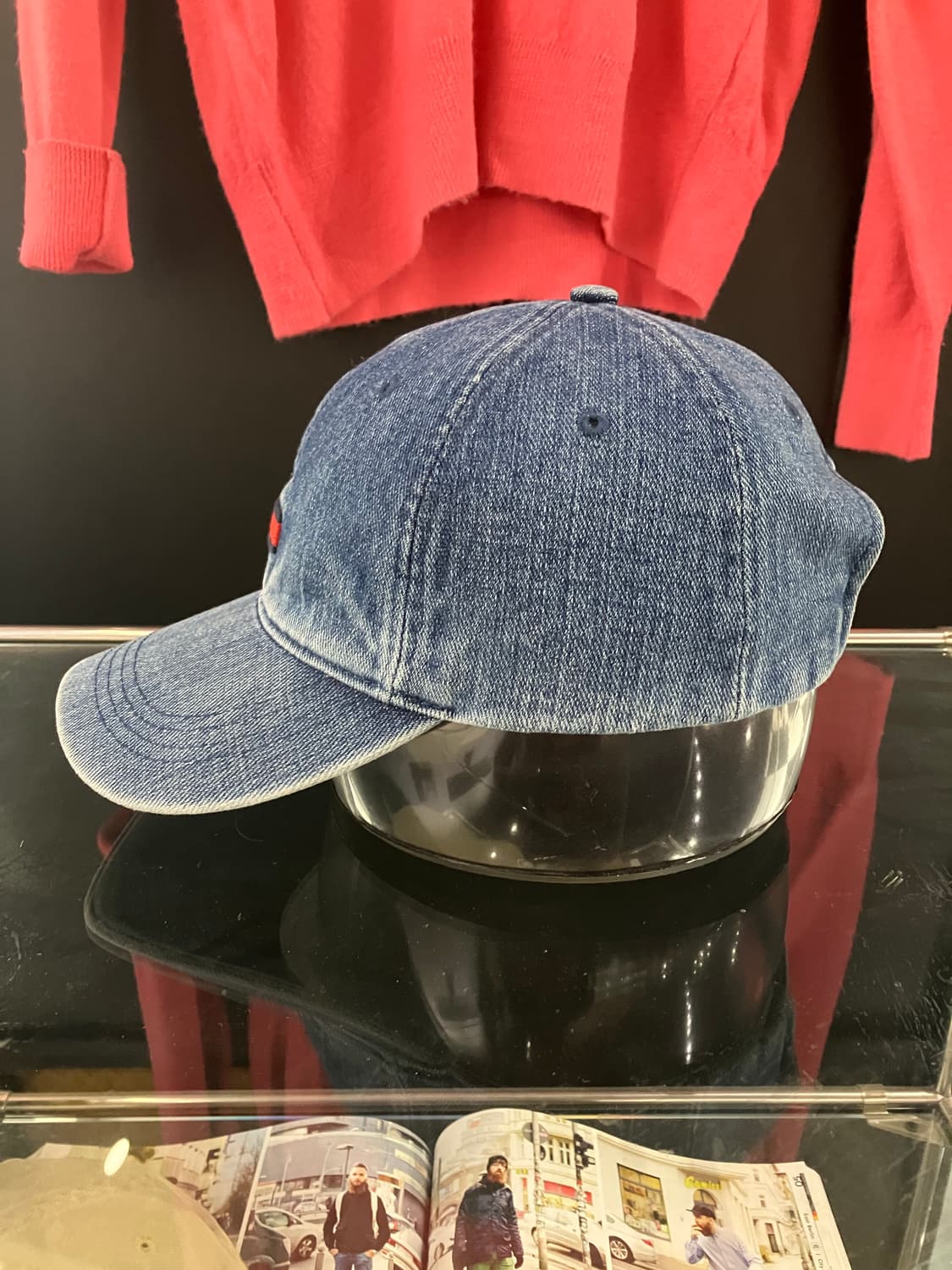 타미힐피거 데님 볼캡 모자 상품이미지3