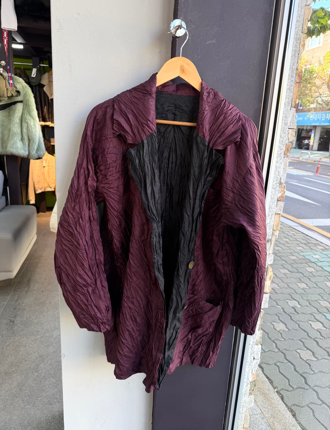 M/ 이세이미야케 00s 리버시블 하프코트 자켓 상품이미지8