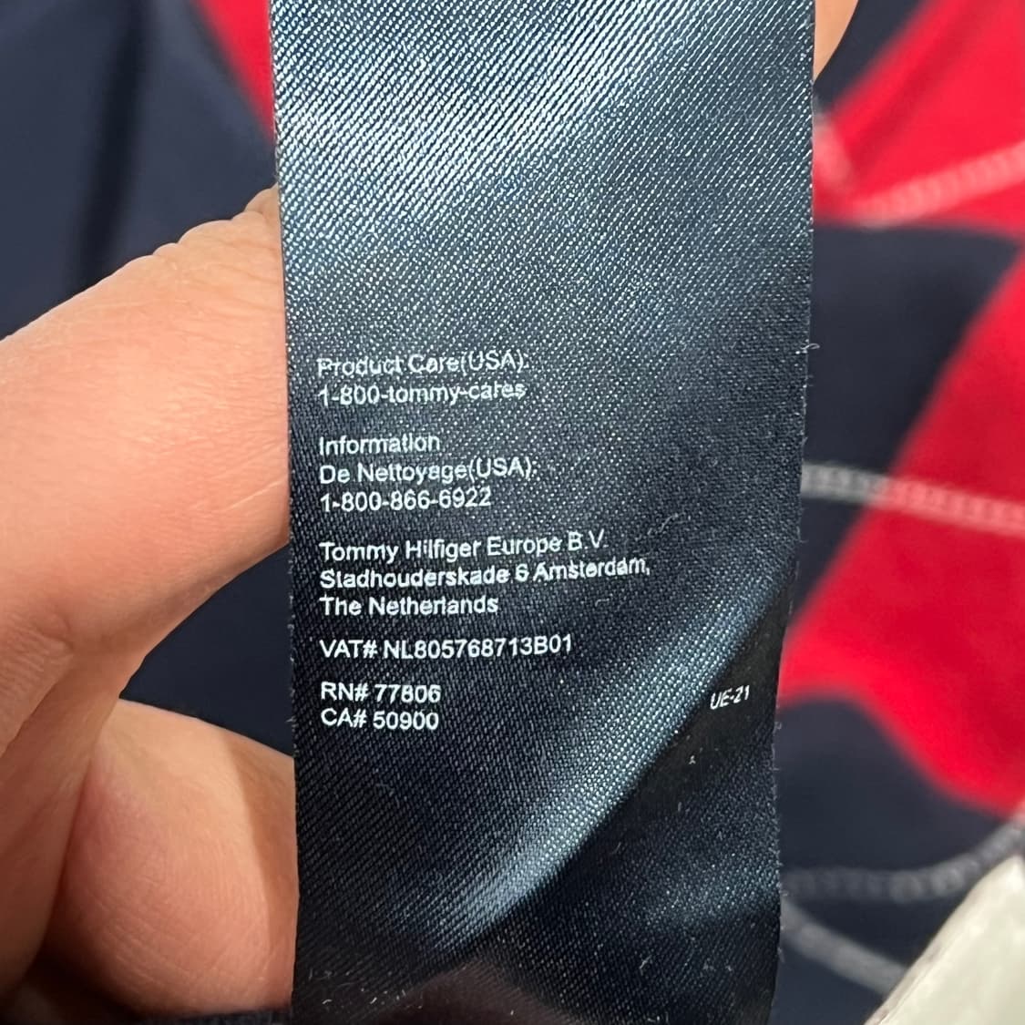 타미힐피거 아가일 패턴 니트 s09338 상품이미지6