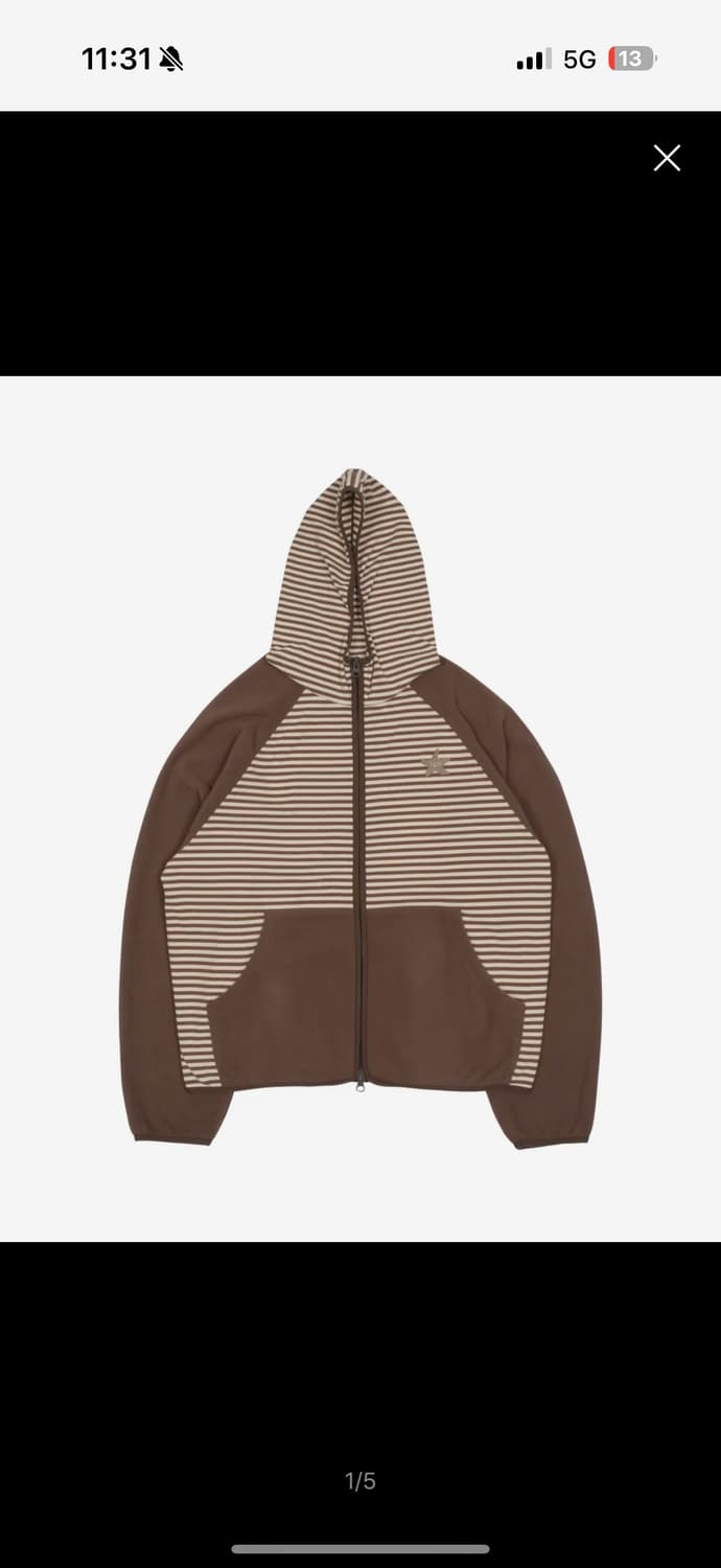 더콜디스트모먼트 fleece jacket (brown) 상품이미지1