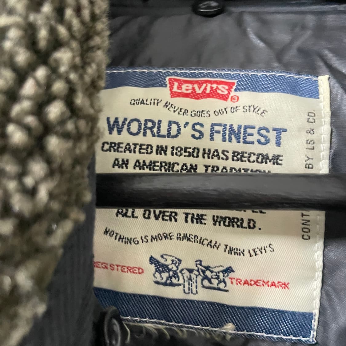 리바이스 90s 퀄팅 자켓 - 상품이미지5