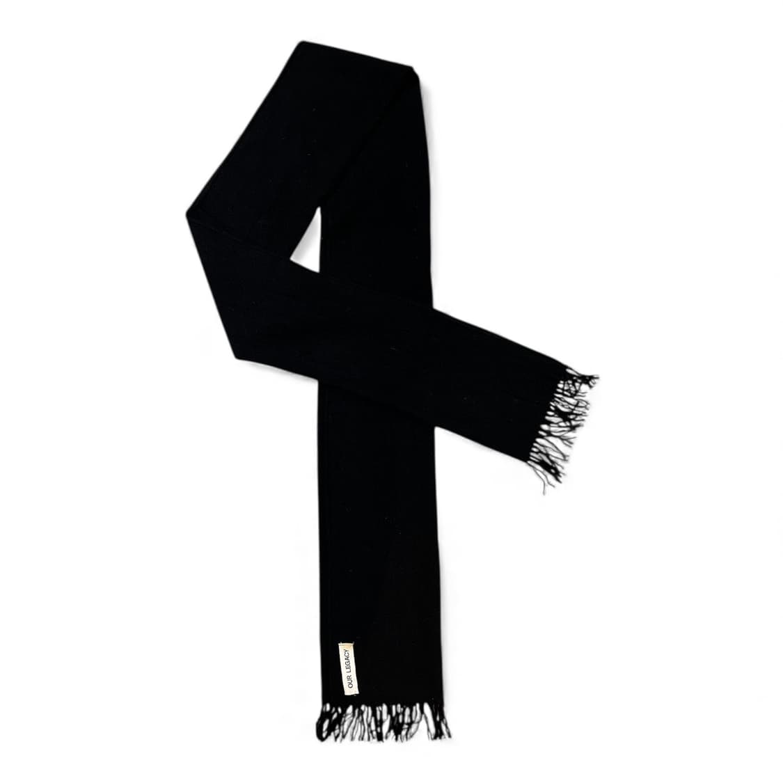 OUE LEGACY Black Fringe Scarf 상품이미지2