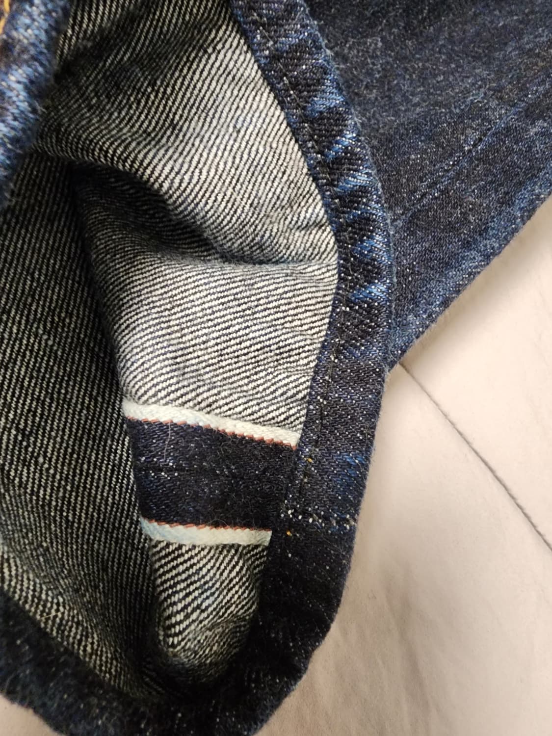 (30x30)더블알엘 슬림핏 셀비지 데님 상품이미지7