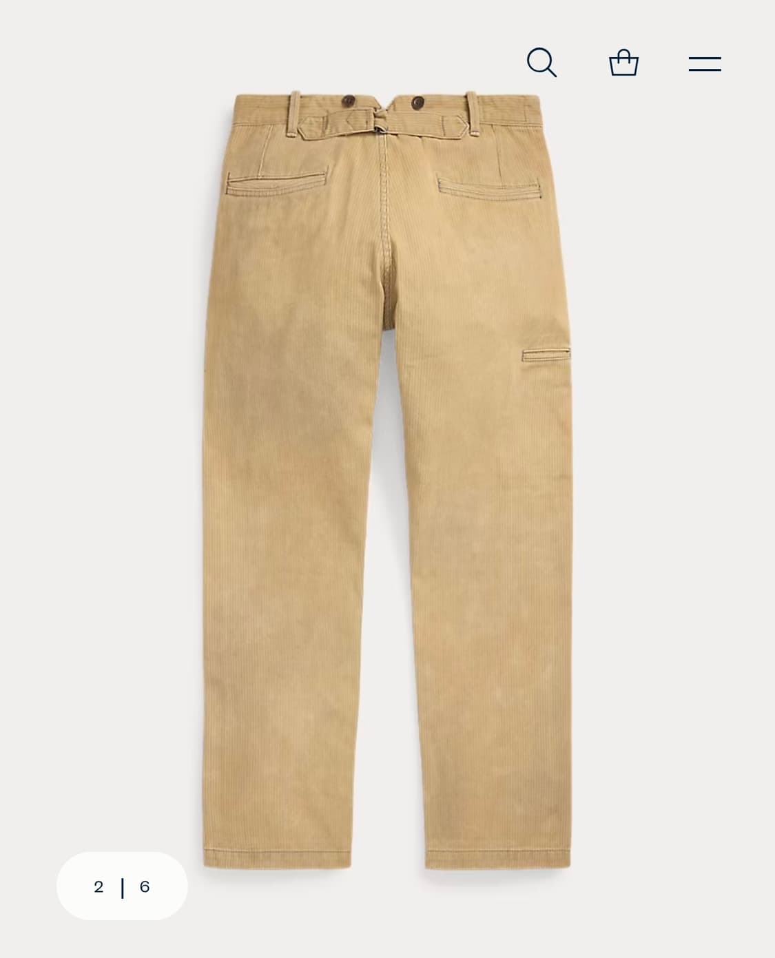 RRL 엔지니어핏 스트라이프 트윌 팬츠 상품이미지2