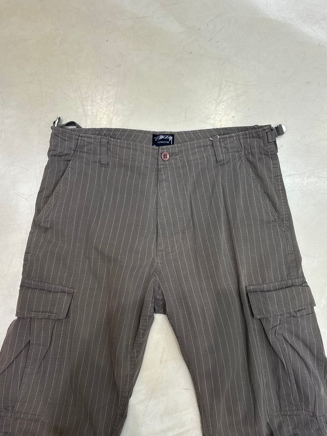 00s 스투시 스트라이프 카고 팬츠 상품이미지3