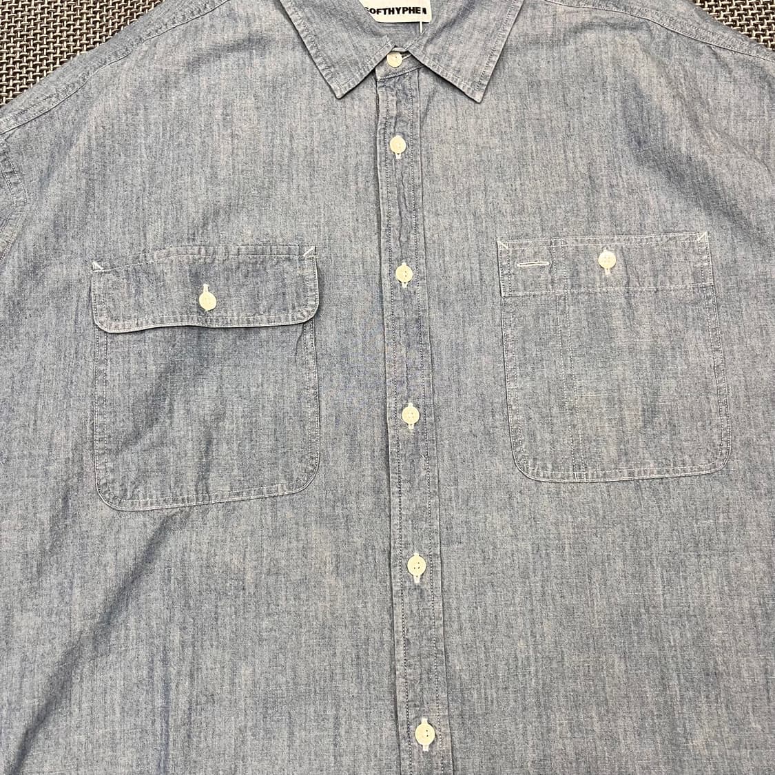 (새상품) SOFTHYPHEN 데님셔츠 (105) 상품이미지6