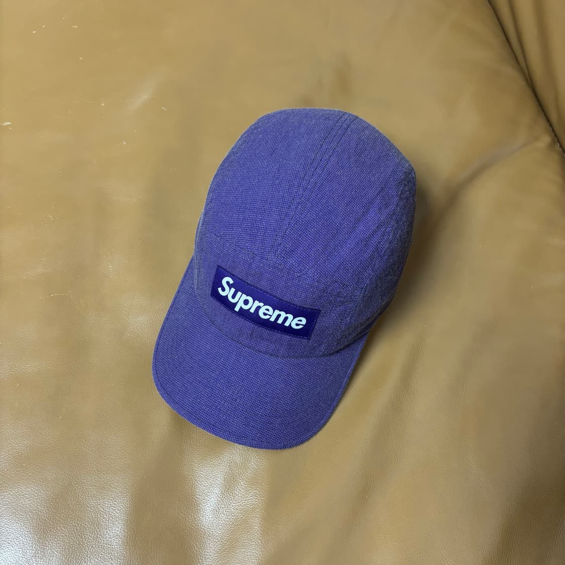 슈프림 캠프캡 모자 박스로고 케블라 퍼플 상품이미지5