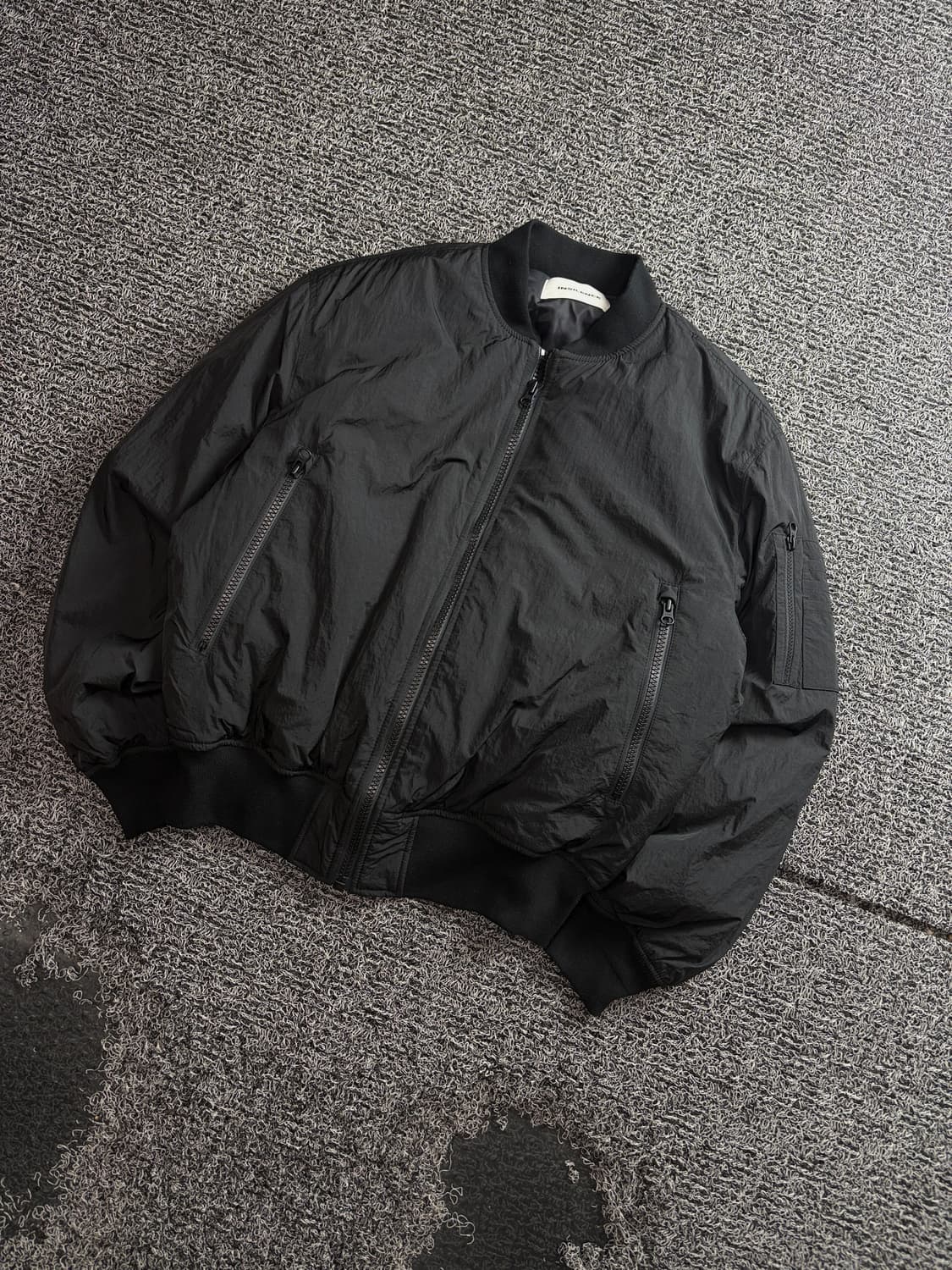 인사일런스 MA-1 항공 플라이트 점퍼 블랙 4117 상품이미지1