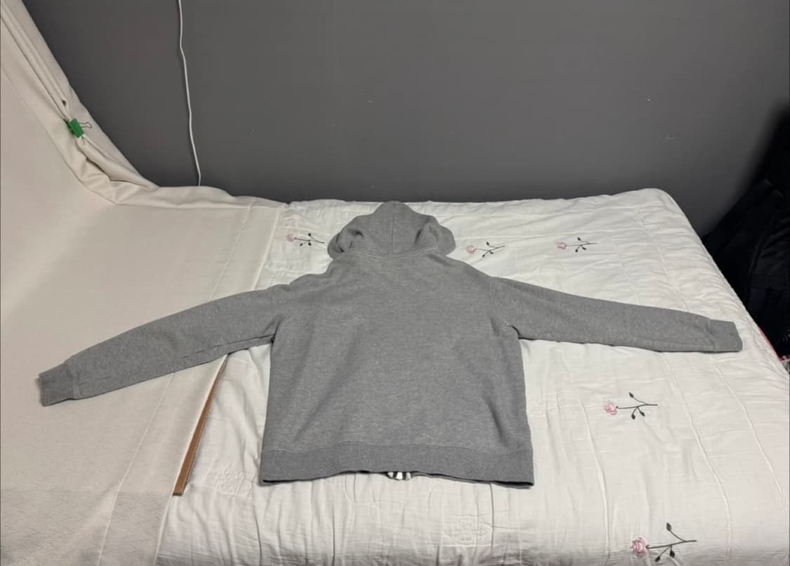 회색 그레이 후드집업 상품이미지2