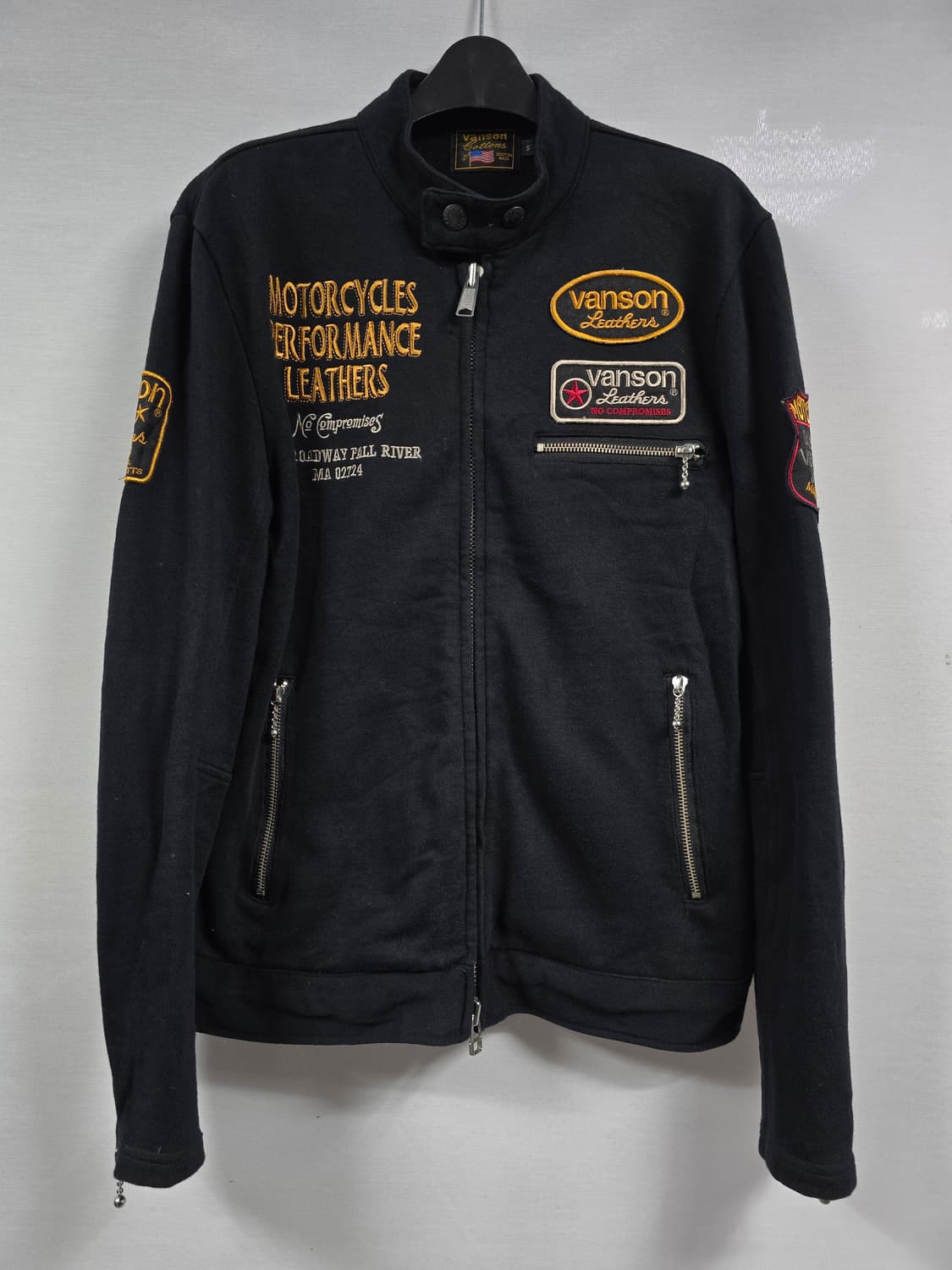 Vanson Leathers 벤슨레더 블랙 라이더 자켓 S 상품이미지3