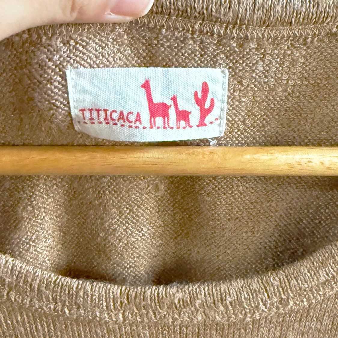[TITICACA] 갈빛 나비 자수 니트 🦋 상품이미지5