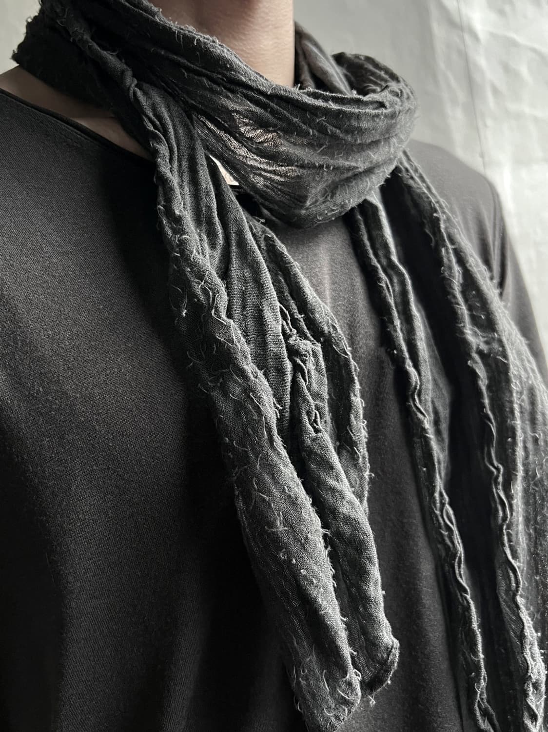 블랙멀 엔도 스카프 endo gray scarf 상품이미지10