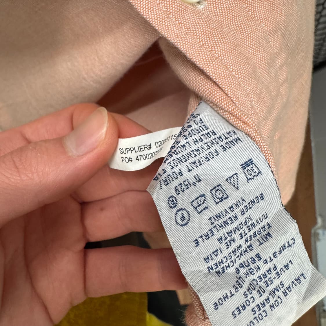 폴로 랄프로렌 솔리드 긴팔 셔츠 멀티포니 포인트 핑크 상품이미지7