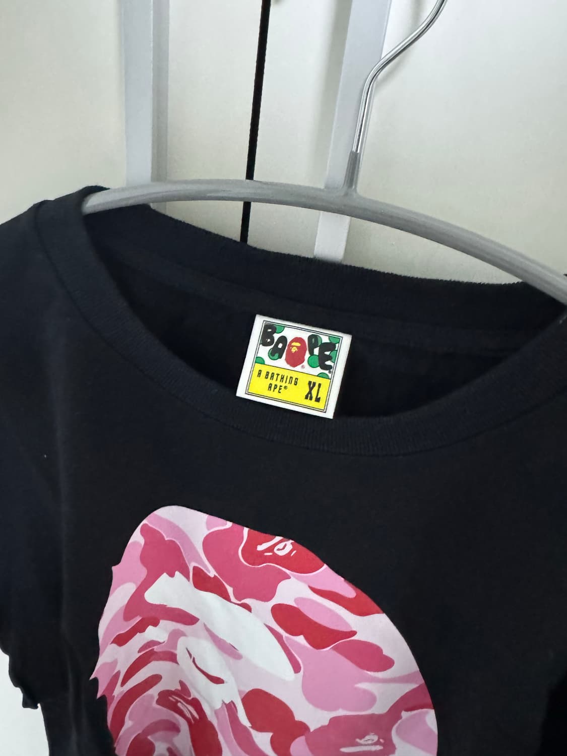 베이프 재팬 티셔츠 블랙 XL (2회착) 판매합니다 상품이미지3