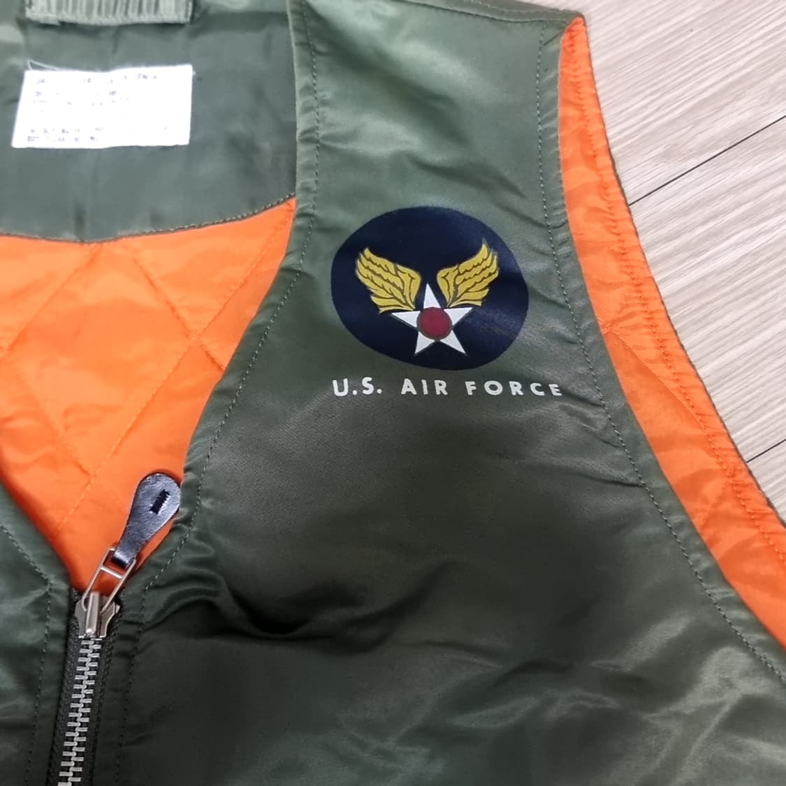 U.S. AIR FORCE 항공 c-1 베스트 빈티지 스타일(free) 상품이미지2