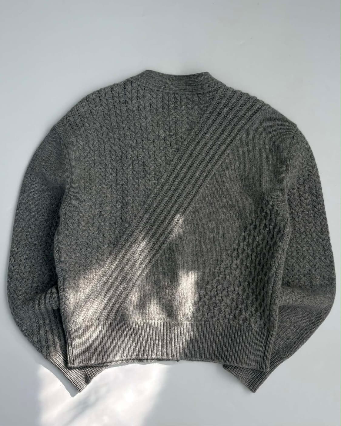 [F] 미샤 MICHAA 한섬 2020년 신형 케이블 니트 가디건 상품이미지2