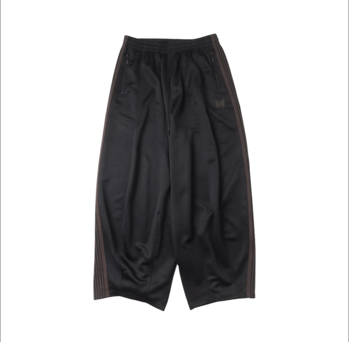 니들스 팩토리 HD 트랙 팬츠 폴리 스무스 블랙 브라운 상품이미지4