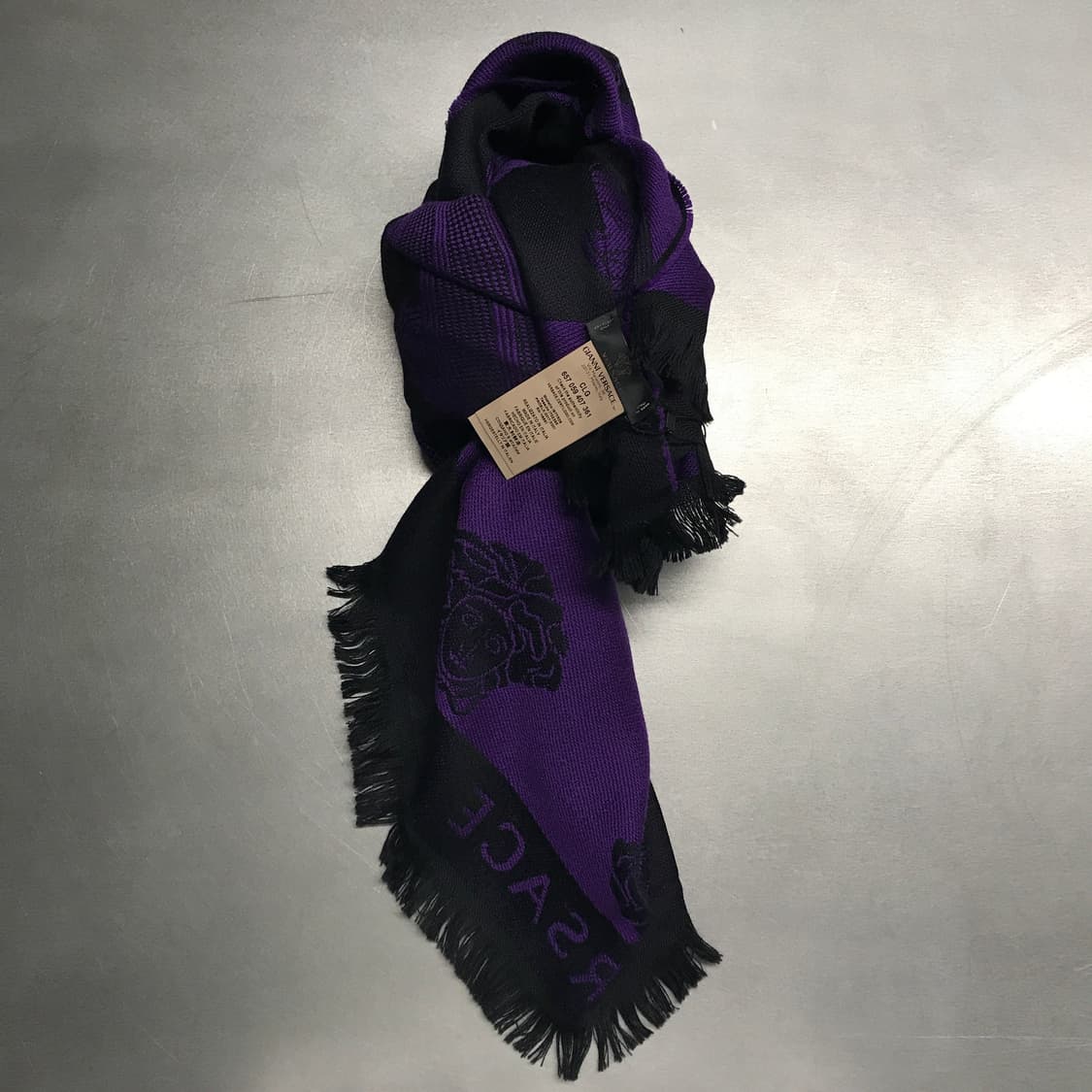 베르사체 메두사 머플러 퍼플 상품이미지1