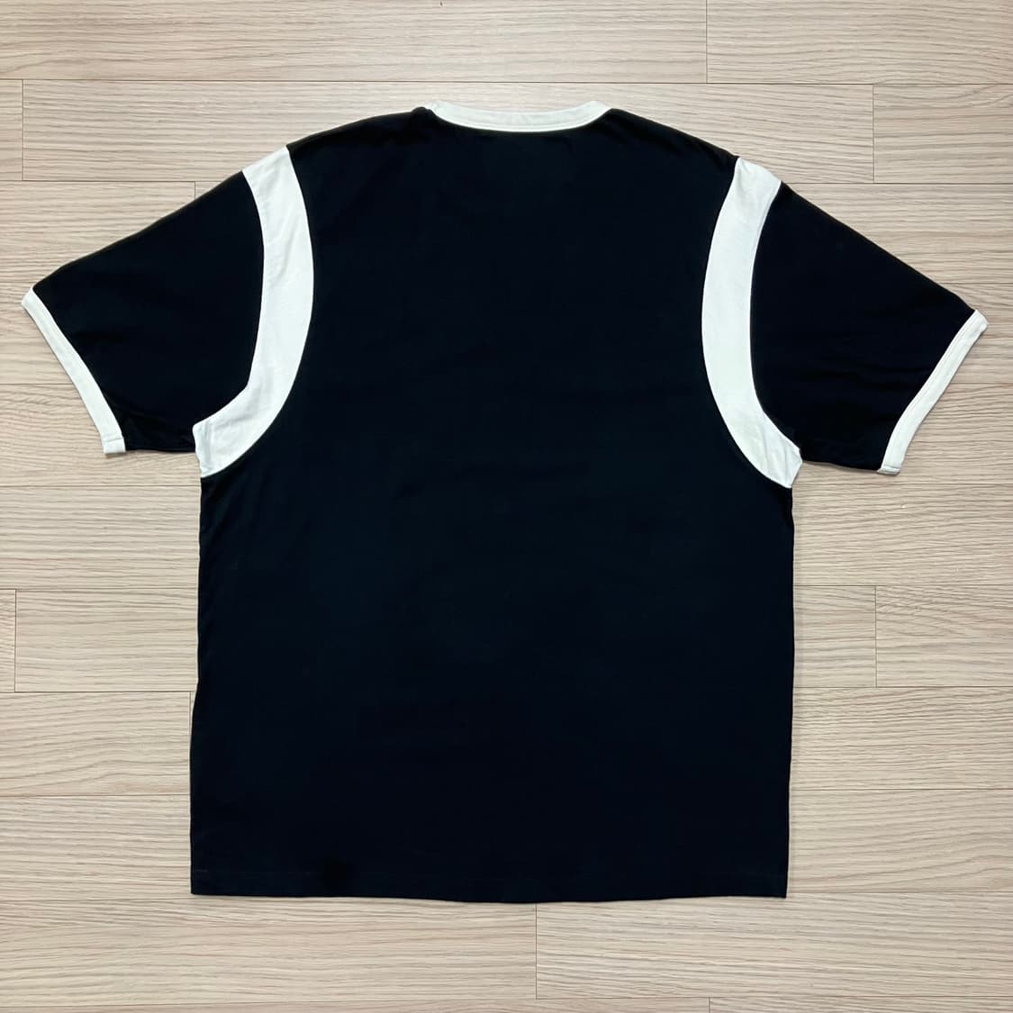 [Satur] 세터 로고 와펜 반팔 티셔츠 블랙 상품이미지2