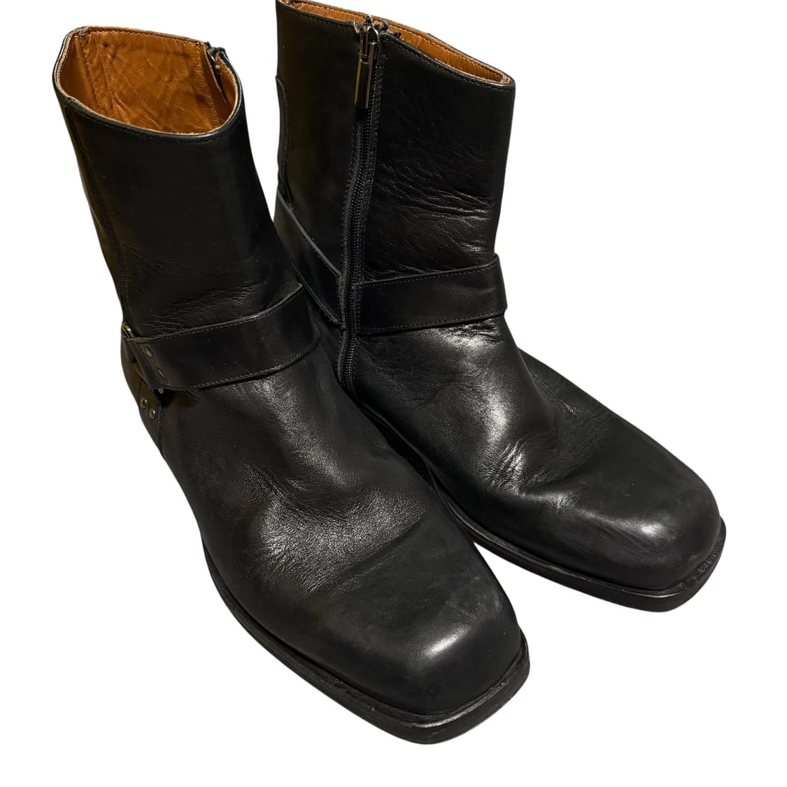 italy made 모터사이클 웨스턴 하네스 부츠 44 280-285 상품이미지2