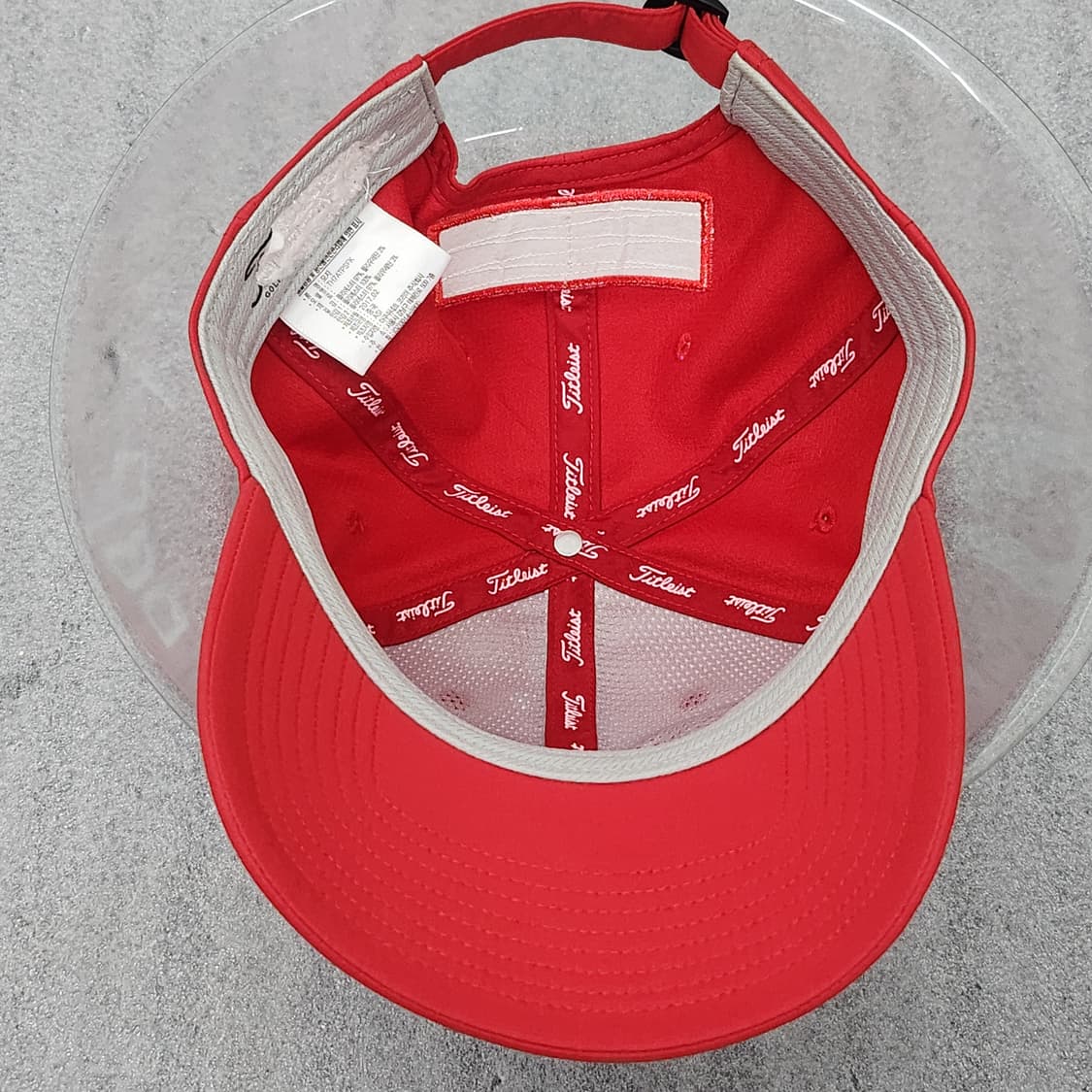 상태좋은 타이틀리스트 정품 골프 모자 레드 프리사이즈  상품이미지7