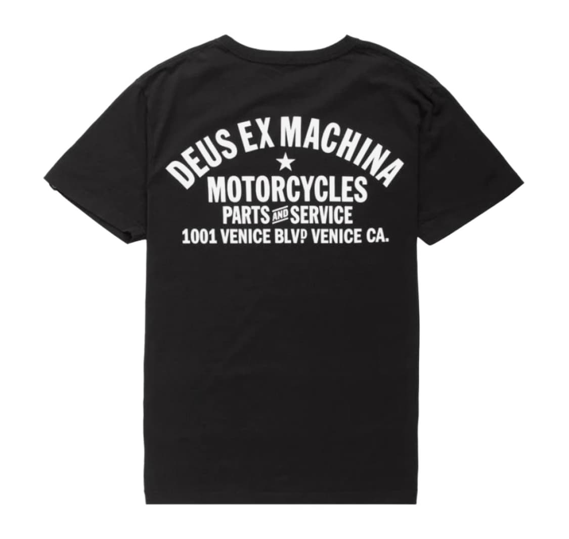 데우스 엑스 마키나 베니스 어드레스 티셔츠 블랙 상품이미지1