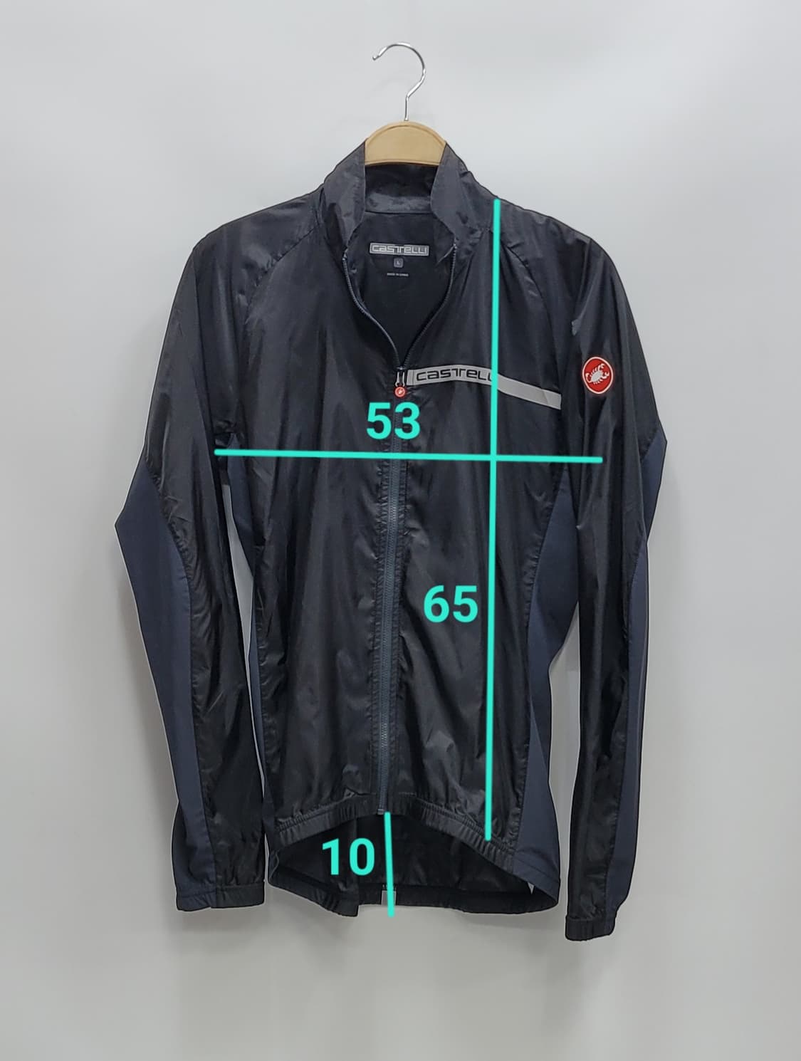 (새상품급) CASTELLI 카스텔리 스쿼드라 스트레치 윈드자켓/남 L  상품이미지10