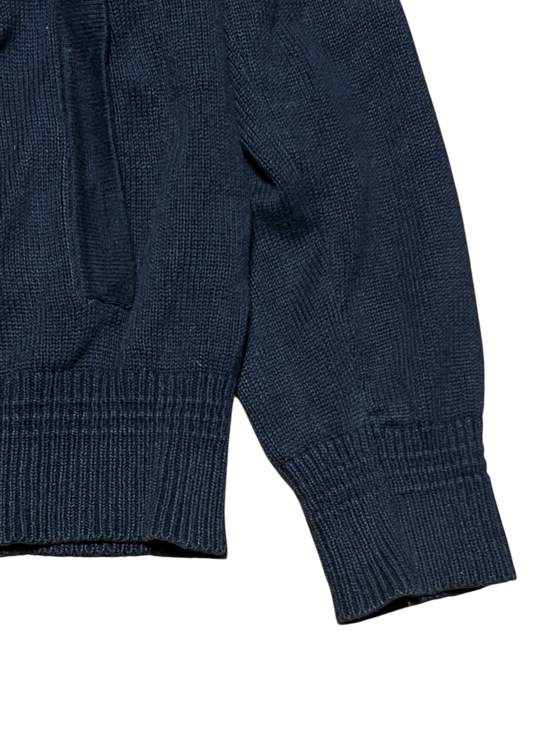 타미힐피거 투포켓 니트 집업 L 네이비 상품이미지4