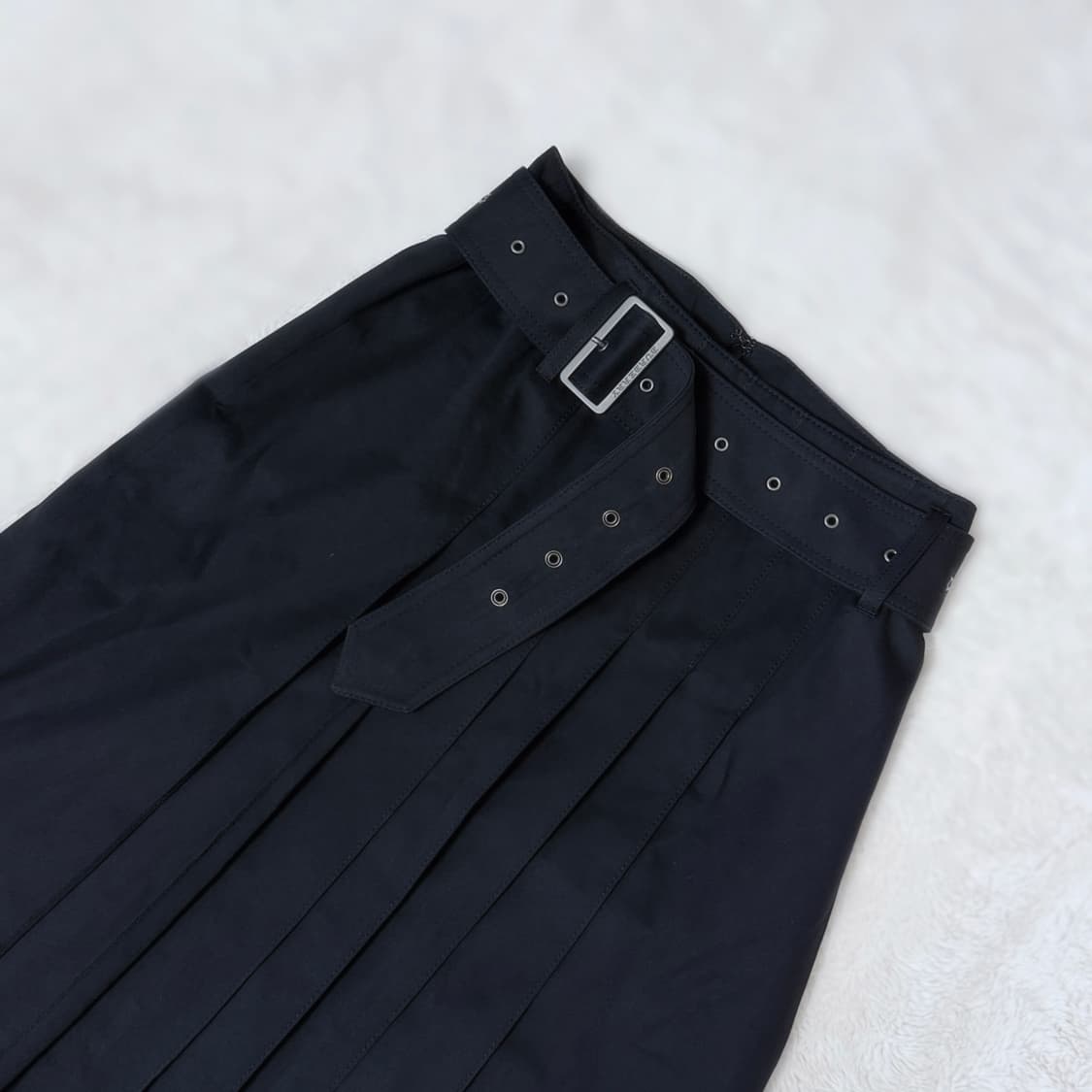 Burberry 버버리 런던 나나깔 고스 펑크 플리츠 벨트 스커트 ≽^• 상품이미지2