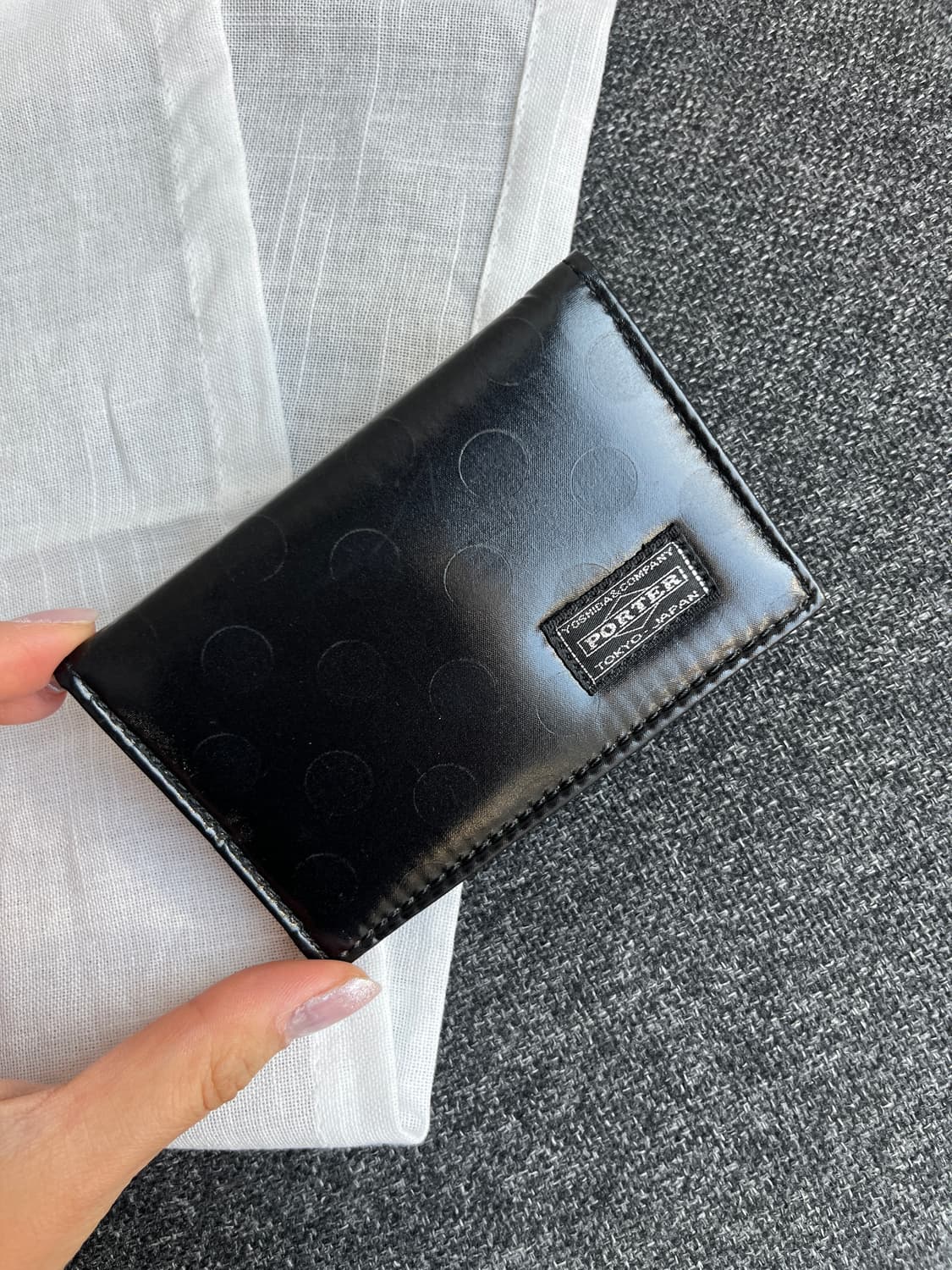 Porter 포터 도트 카드지갑 블랙 상품이미지3