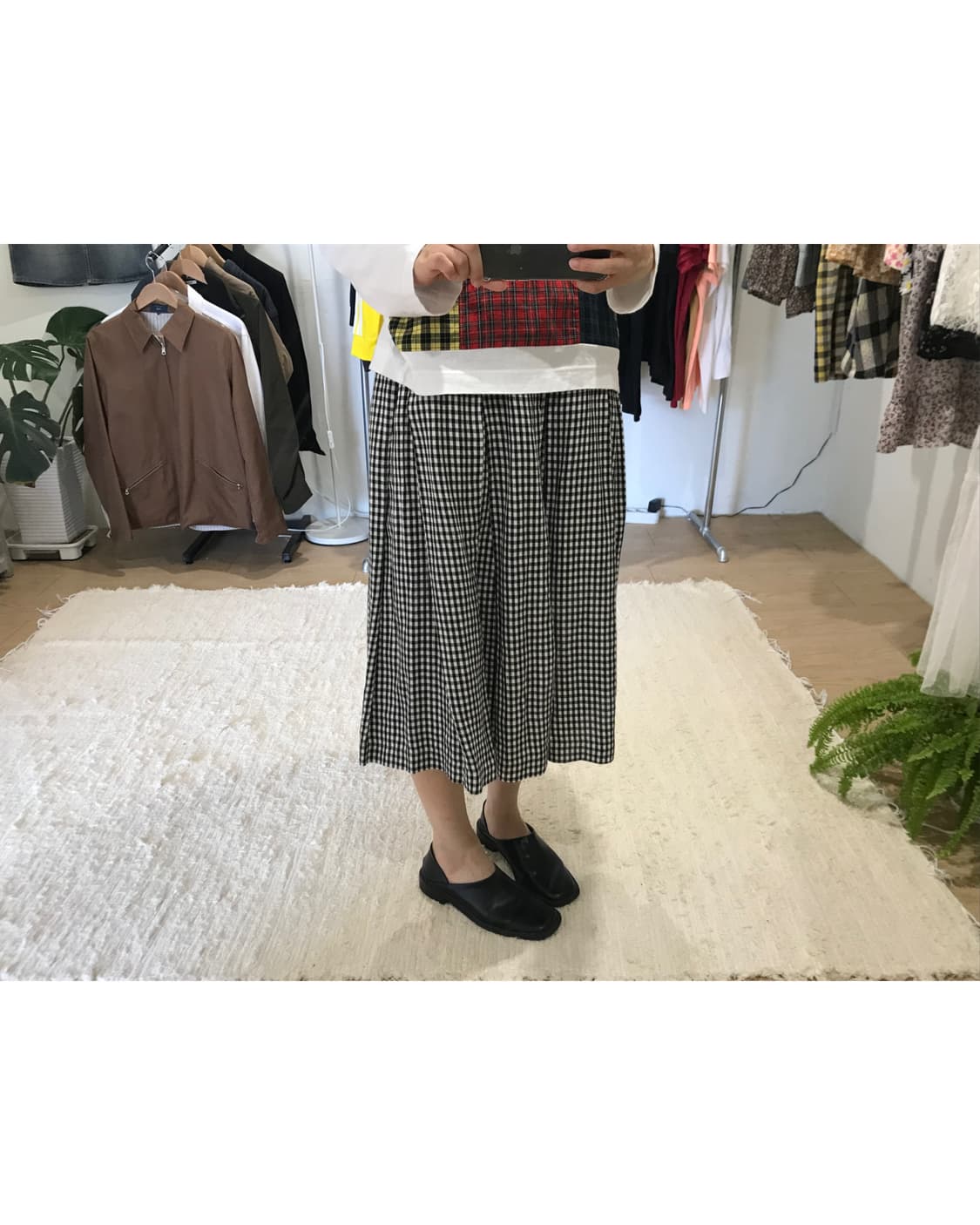 Comme des garcons check skirt  상품이미지2